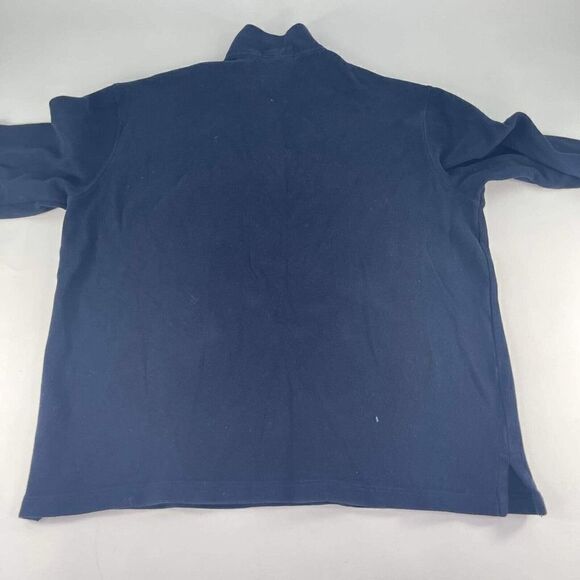 VTG Polo Ralph Lauren 1/4 Zip Pullover Size XL Navy Blue Sweater sweatshirt - Picture 2 of 10